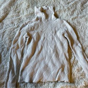 Sundance Cream Turtleneck Sweater